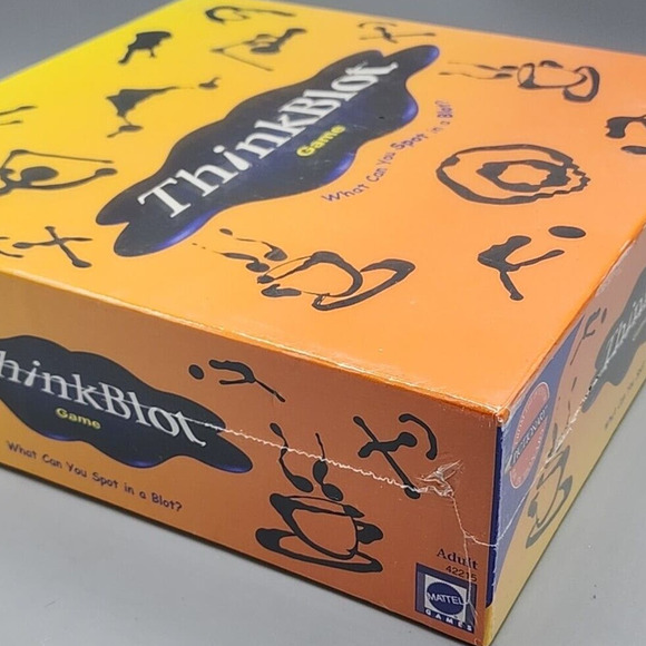 Thinkblot Mattel 1997 Game What Can you Spot In A Blot Factory Sealed - Picture 5 of 6